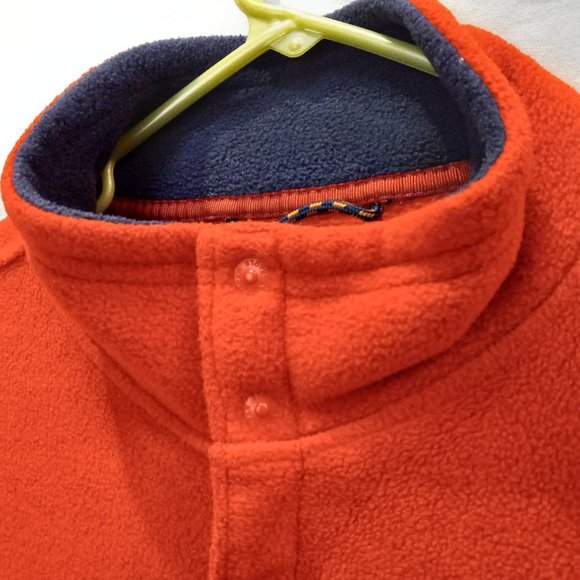 American Eagle Outfitters Orange Fleece Super Warm Winter Jacket Size L (T-323) - Picture 5 of 7